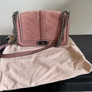 Rebecca Minkoff Dusty Rose Quilted Crossbody Bag